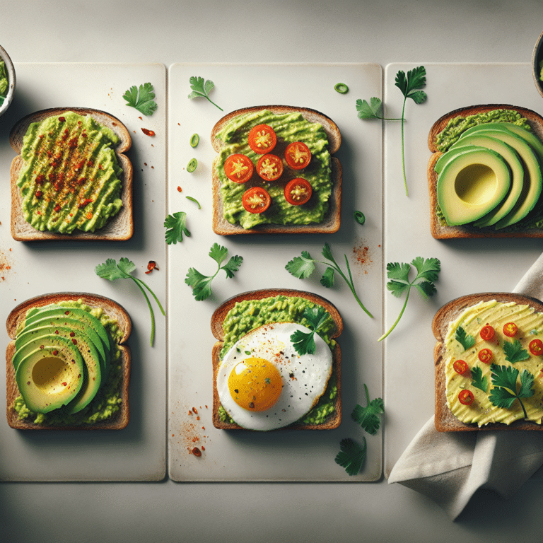 Simple Avocado Toast Variations