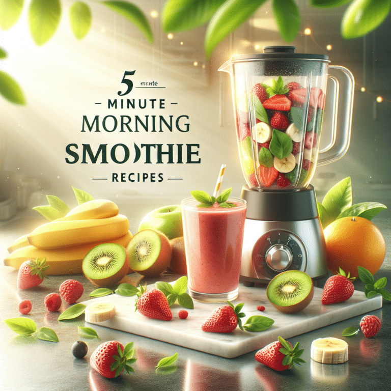 5-minute Morning Smoothie Recipes