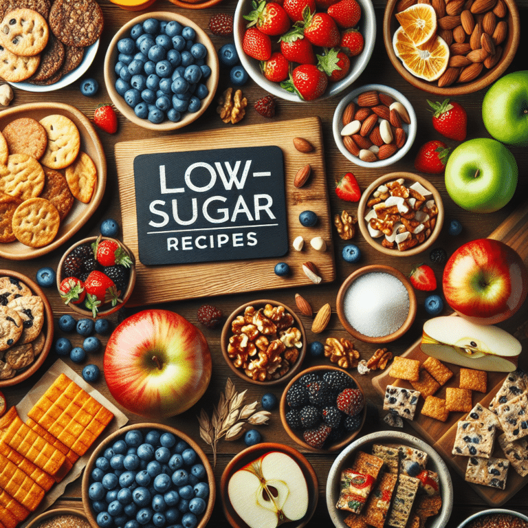 Low-Sugar Snack Recipes