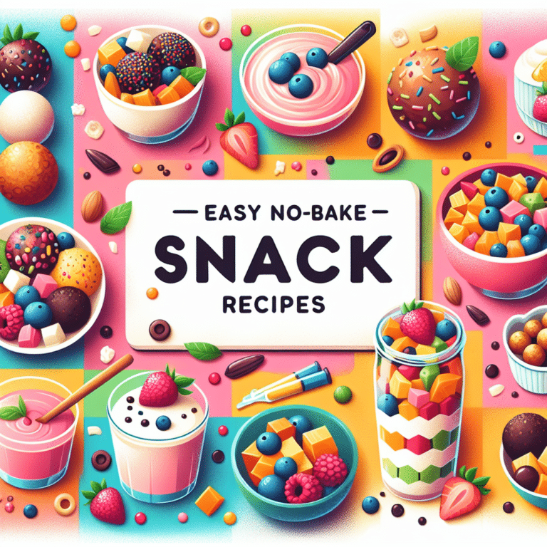 Easy No-Bake Snack Recipes