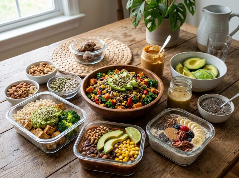 high calorie vegan meal prep