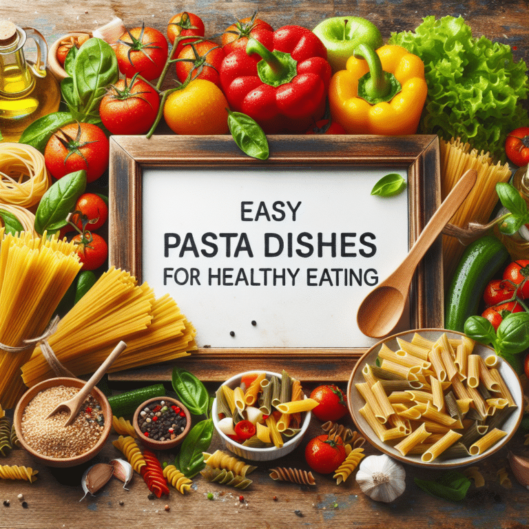 Easy Pasta Dishes for Healthy Eating